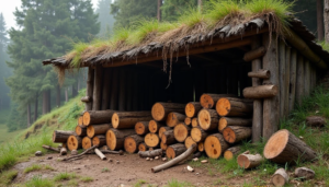 Lagerung von Brennholz: Tipps für optimale Holzlagerung und Trocknung auf brennholz-24.de